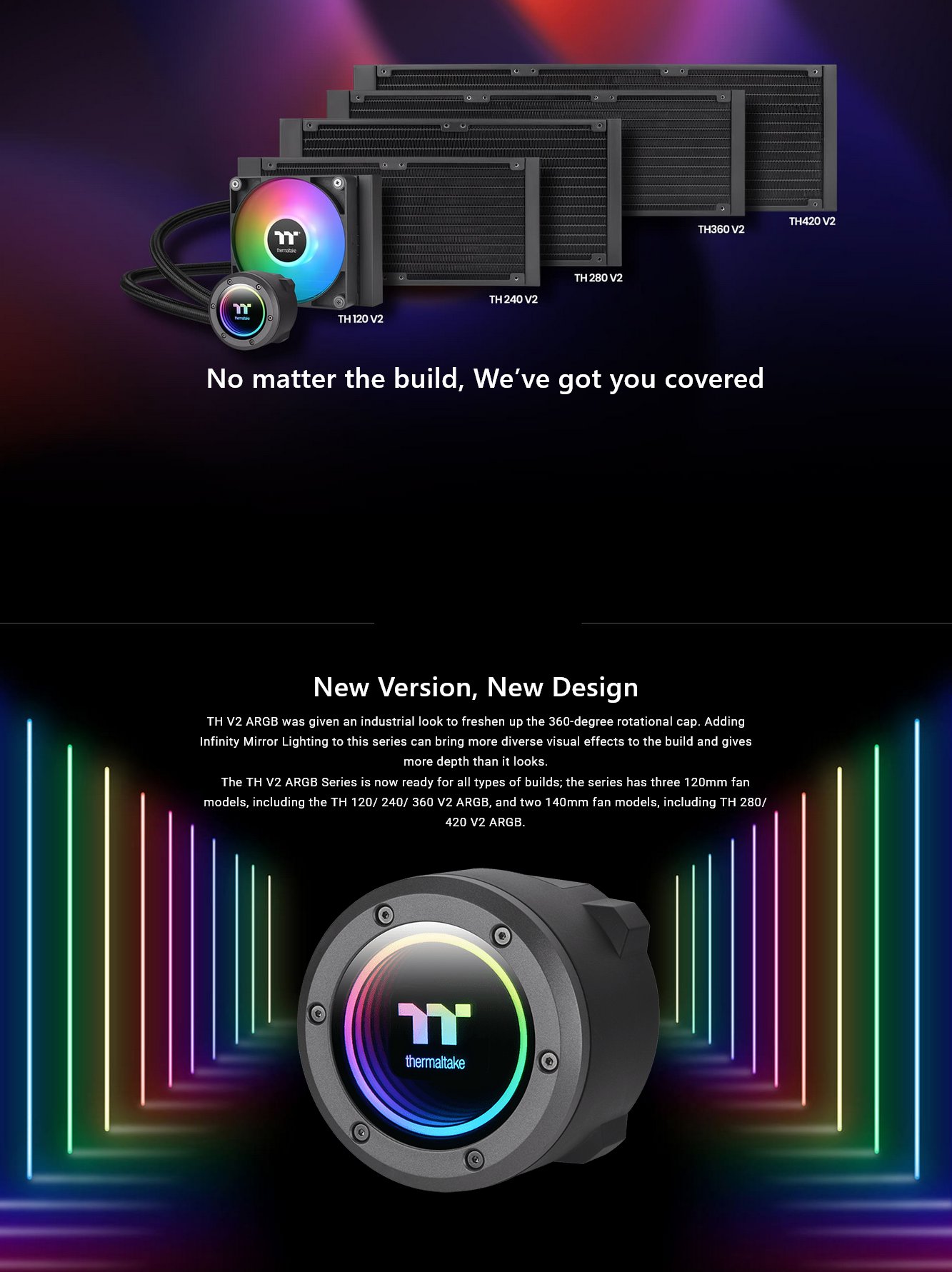 Thermaltake TH360 V2 ARGB Sync Edition Liquid CPU Cooler