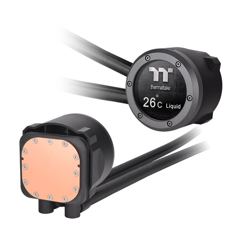 Thermaltake TH420 V2 Ultra ARGB 2.1" LCD Display Liquid CPU Cooler - CL ...