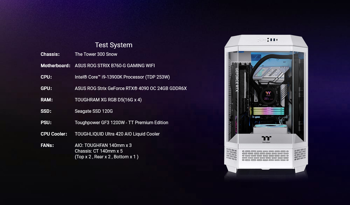Thermaltake The Tower 300 Tempered Glass Micro Tower Case - Bubble Pink Edition