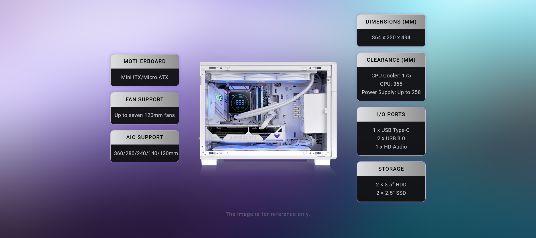 Thermaltake TR200 Micro-ATX Case - Snow Edition