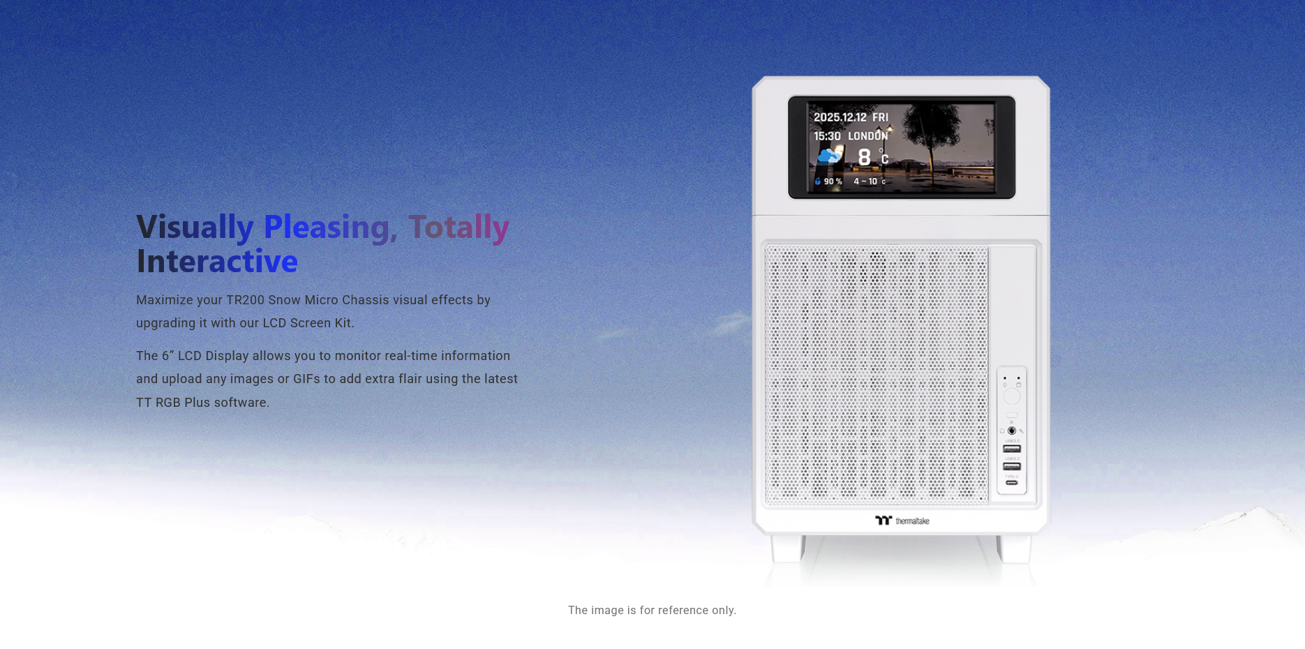 Thermaltake TR200 Micro-ATX Case - Snow Edition