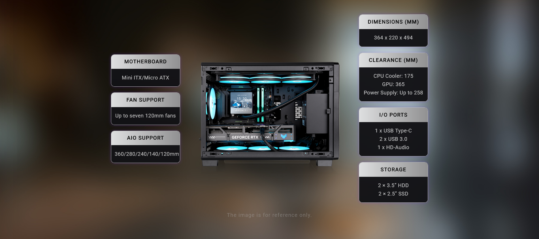 Thermaltake TR200 WS Micro-ATX Case - Black Wood Edition