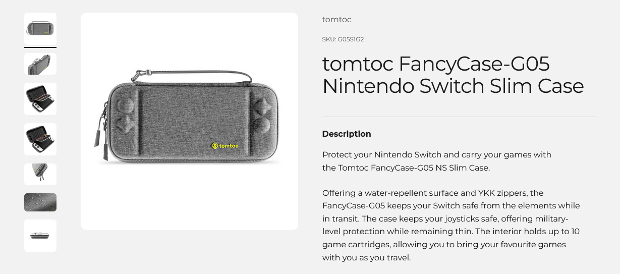 tomtoc FancyCase-G05 Nintendo Switch Slim Case