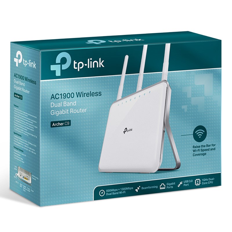 TPLink Archer C9 Wireless AC1900 Dual Band Gigabit Router NBN Ready