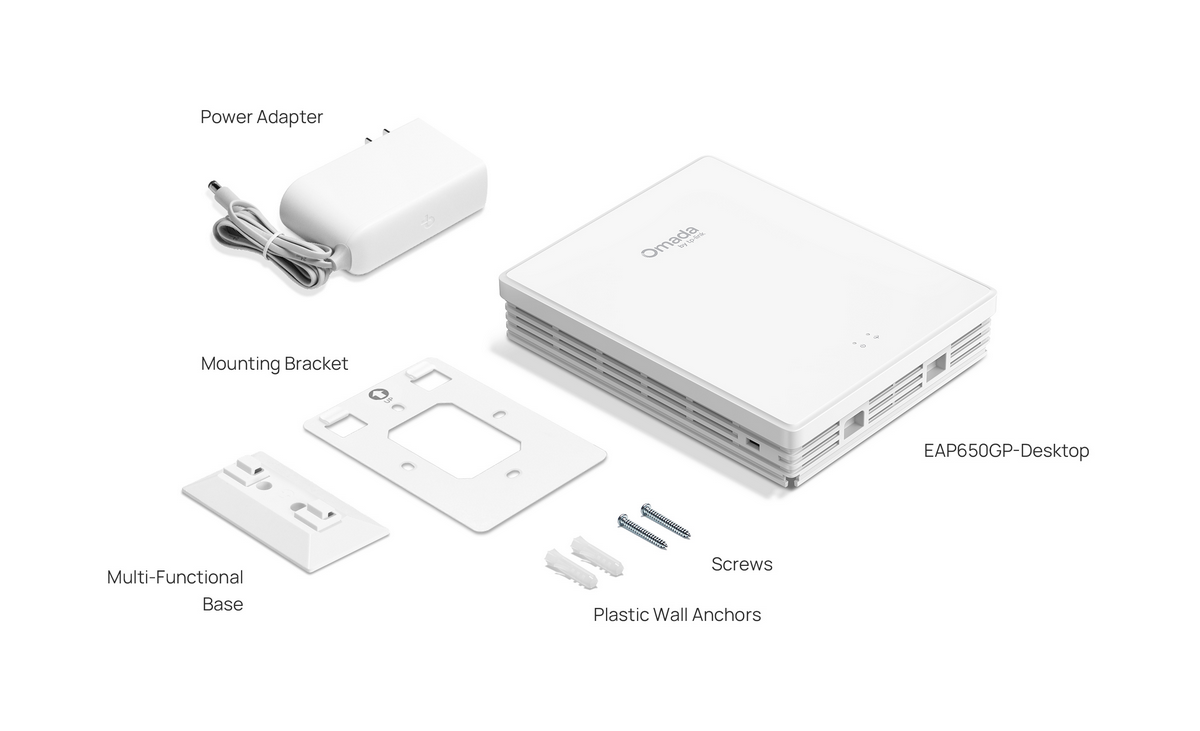 TP-Link EAP650GP-Desktop Omada AX3000 Wi-Fi 6 Desktop GPON Access Point