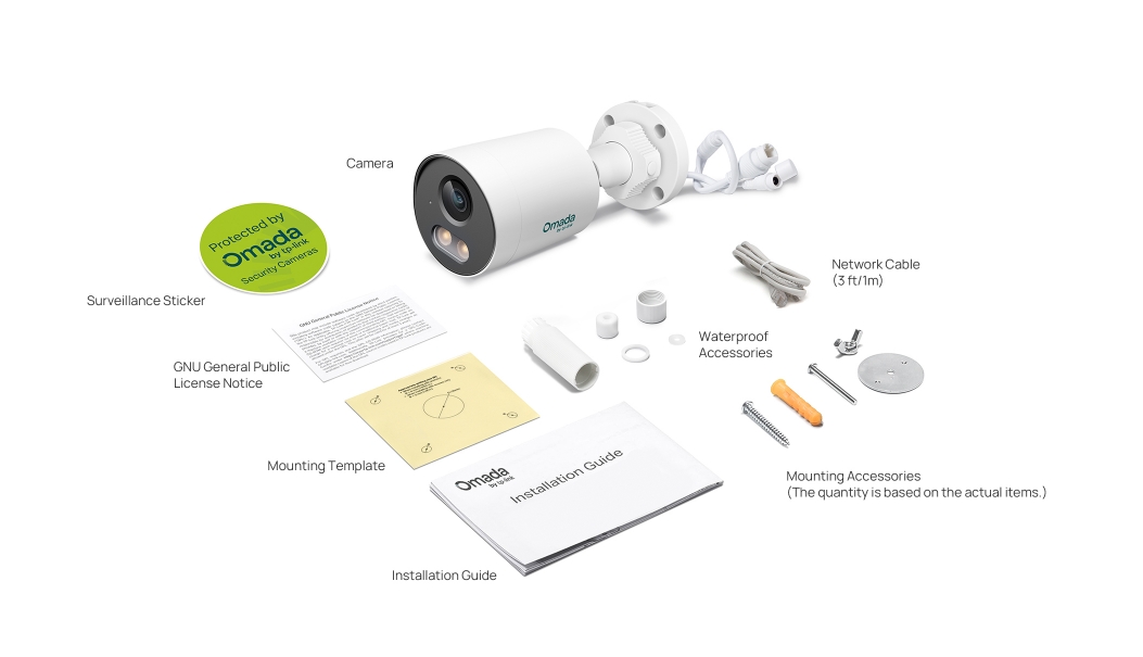 TP-Link Omada 5MP Bullet PoE Security Camera