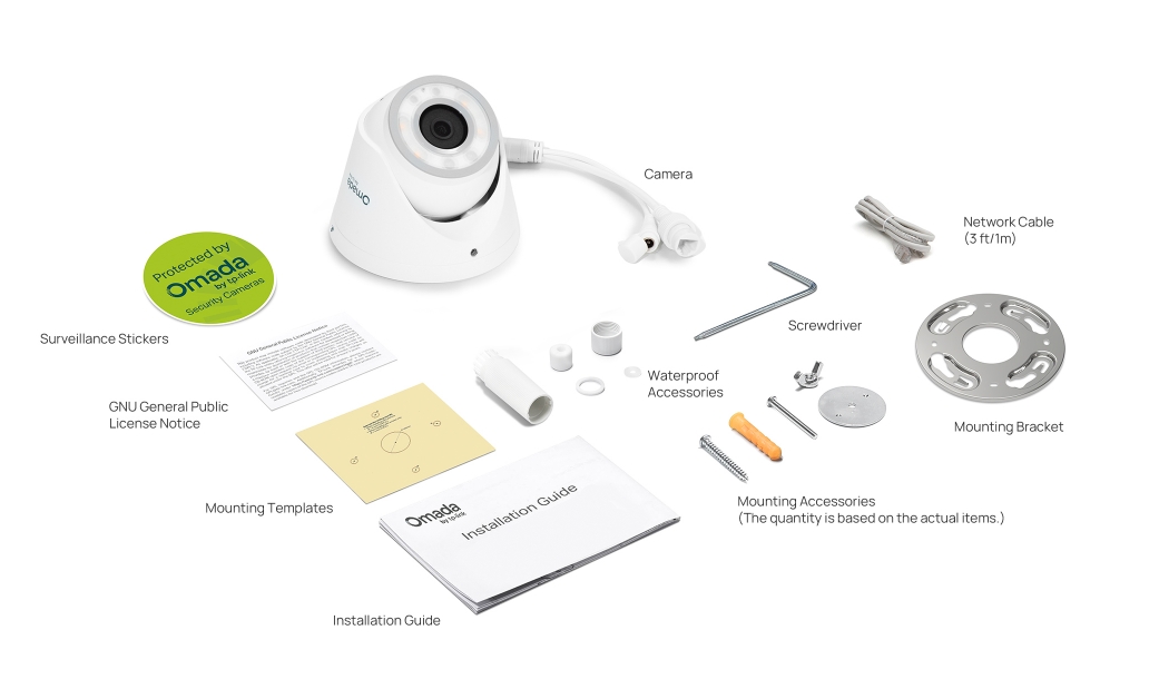 TP-Link Omada 8MP Turret 4K PoE Security Camera