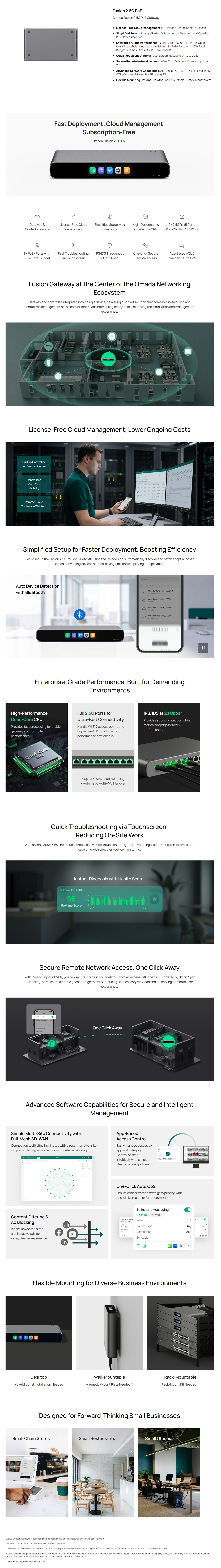 TP-Link Omada Fusion 2.5G PoE Gateway