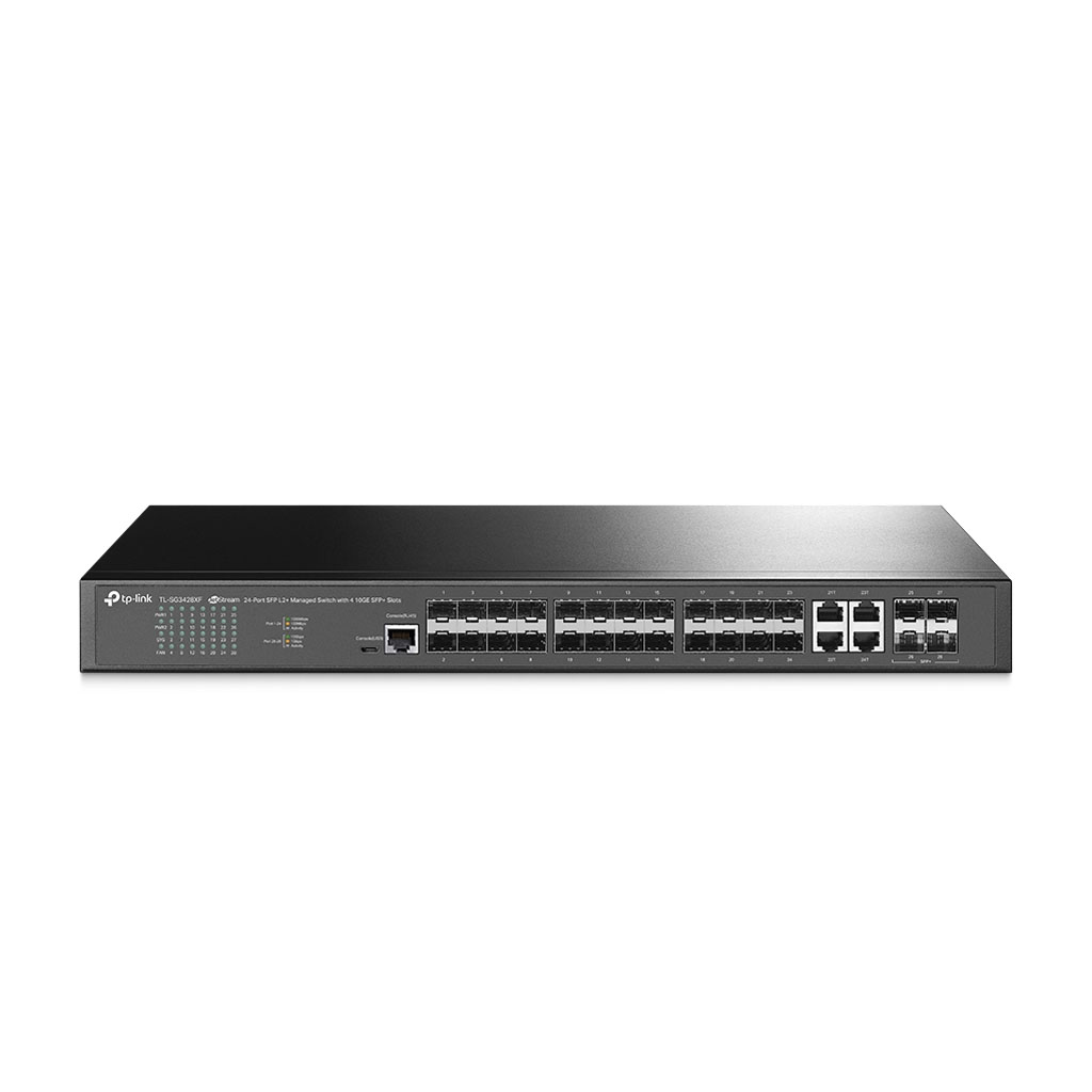 TP-Link SG3428XF Omada 24-port Managed Gigabit L2+ SFP/+ Combo Switch ...
