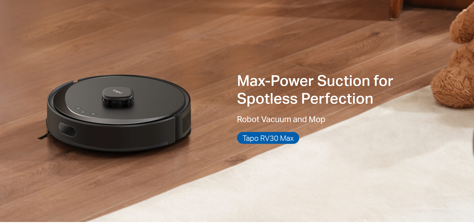 TP-LINK Tapo RV30 Max 5300Pa Hyper Suction Robot Vacuum Mop