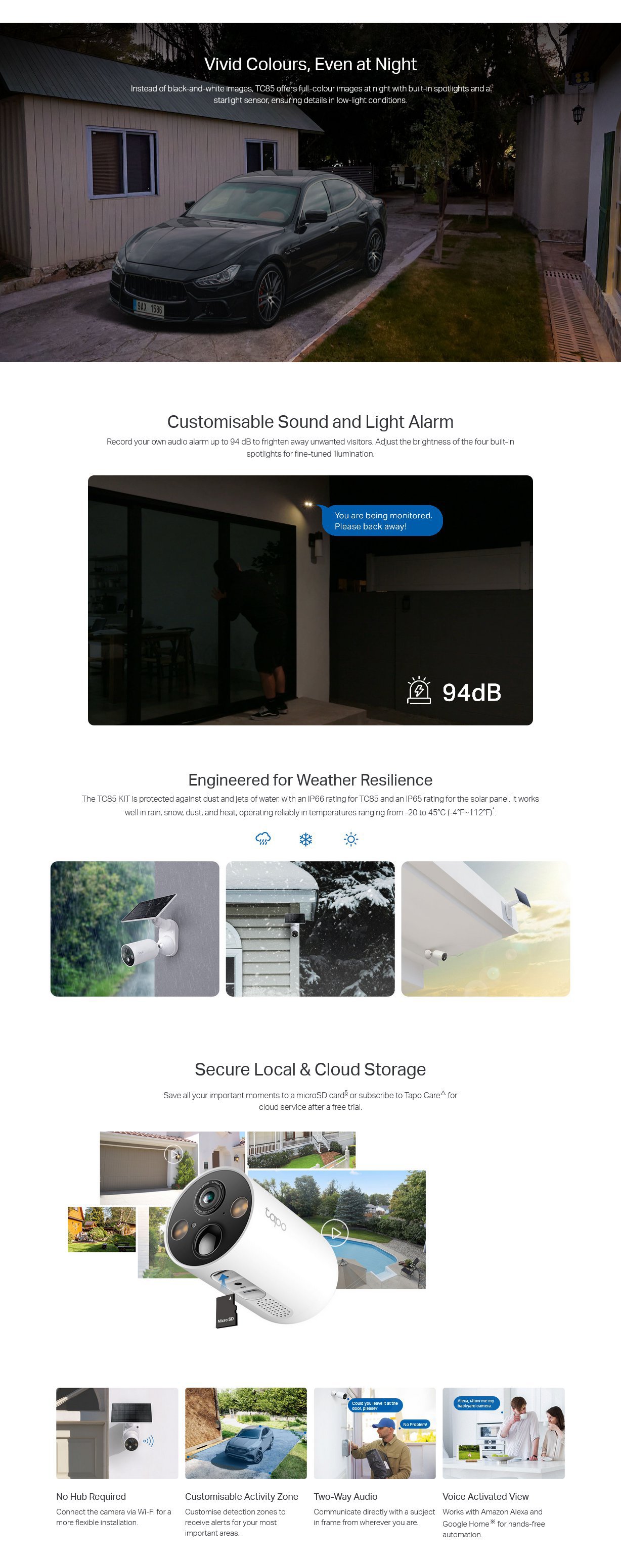 TP-Link TC85 Solar-Powered Security Camera Kit