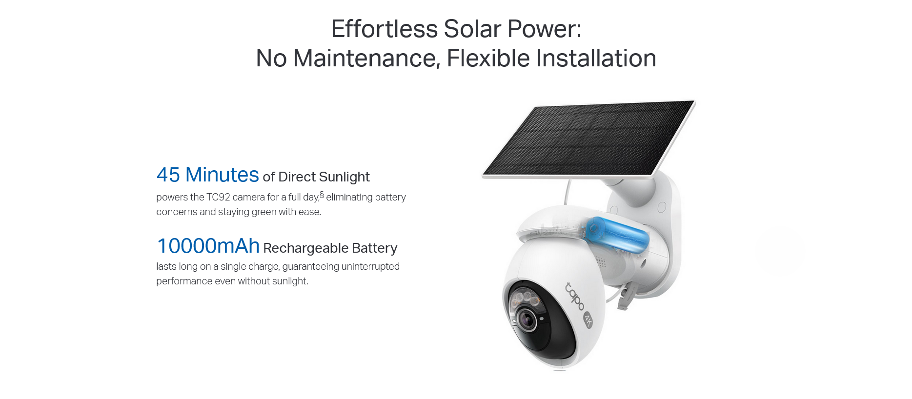 TP-Link TC92 KIT Solar-Powered Security Camera Kit