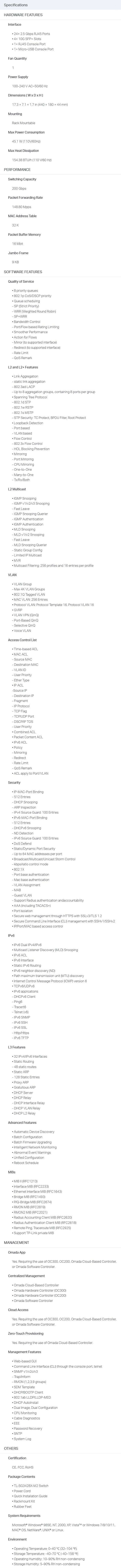 TP-Link TL-SG3428X-M2 JetStream 24-Port 2.5G Managed Switch w/ 4 10GE SFP+ Slots - Desktop Overview 5