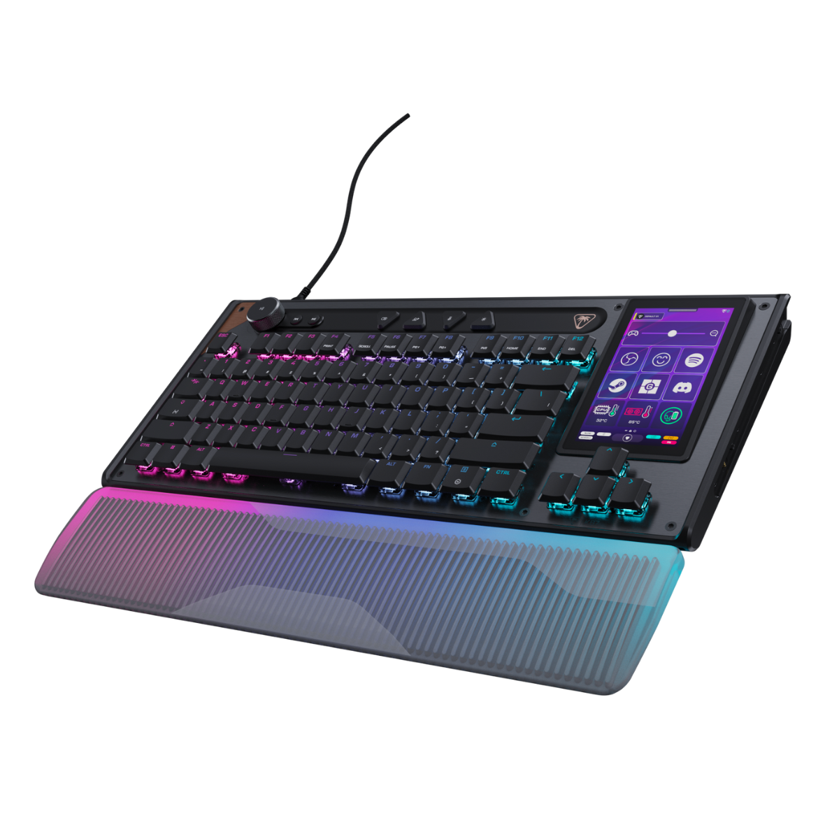 Turtle Beach Command Series KB7 TKL Hall-Effect Wired Gaming Keyboard ...