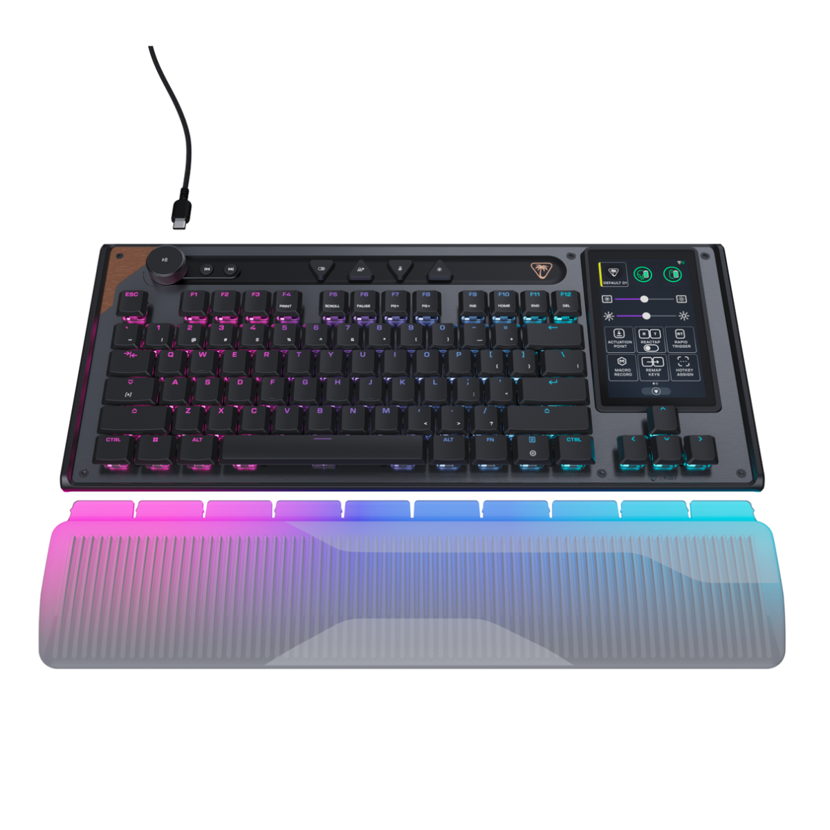 Turtle Beach Command Series KB7 TKL Hall-Effect Wired Gaming Keyboard ...
