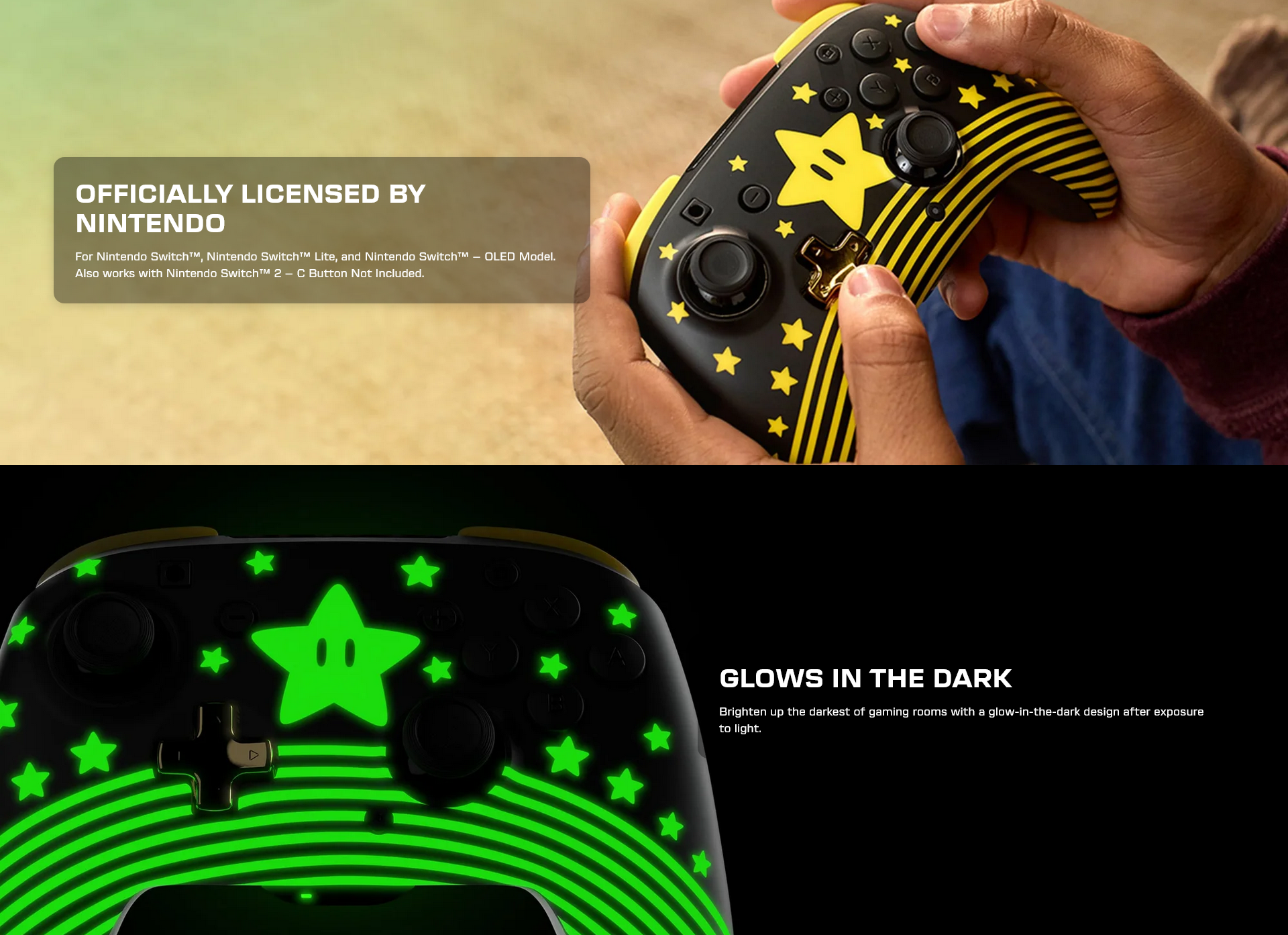 Turtle Beach Rematch Wireless Controller - Super Mario Star Edition