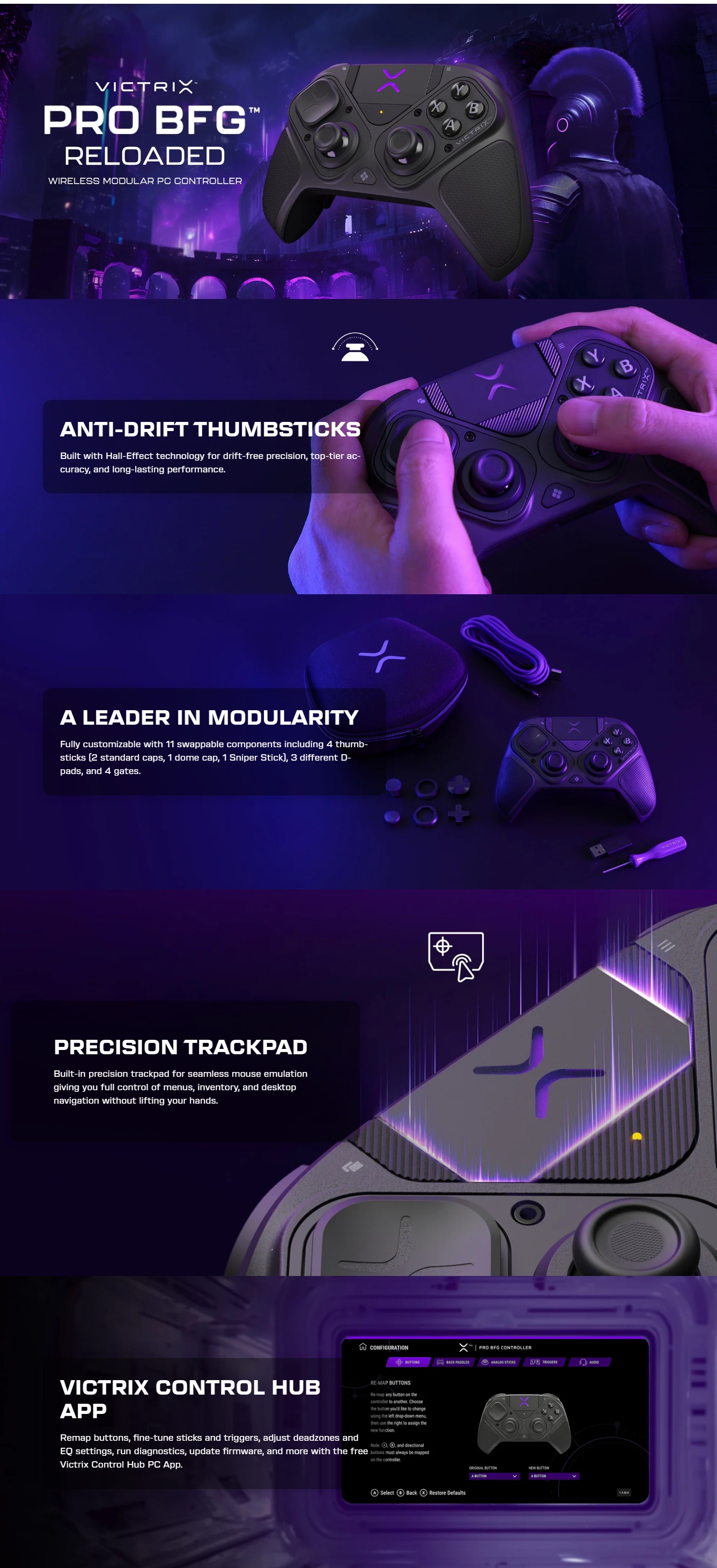 Turtle Beach Victrix Pro BFG Reloaded Controller - Black