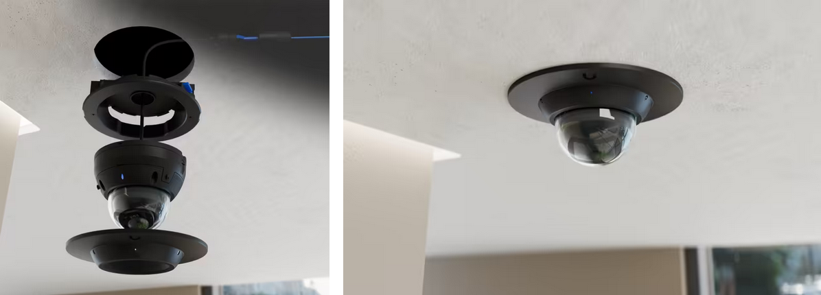 Ubiquiti AI Dome Camera Flush Mount - Black