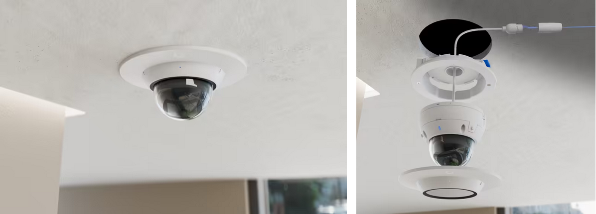 Ubiquiti AI Dome Camera Flush Mount - White