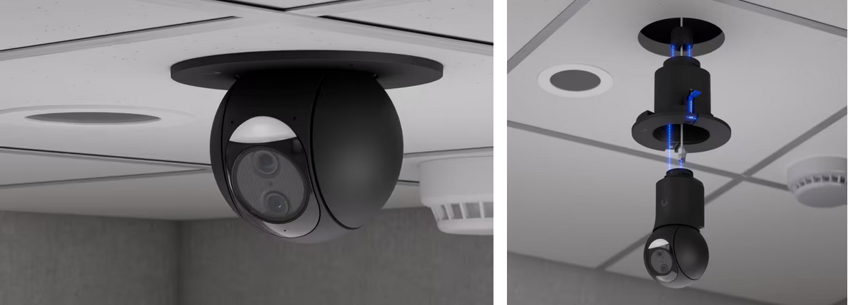 Ubiquiti G6 PTZ In-Ceiling Mount - Black