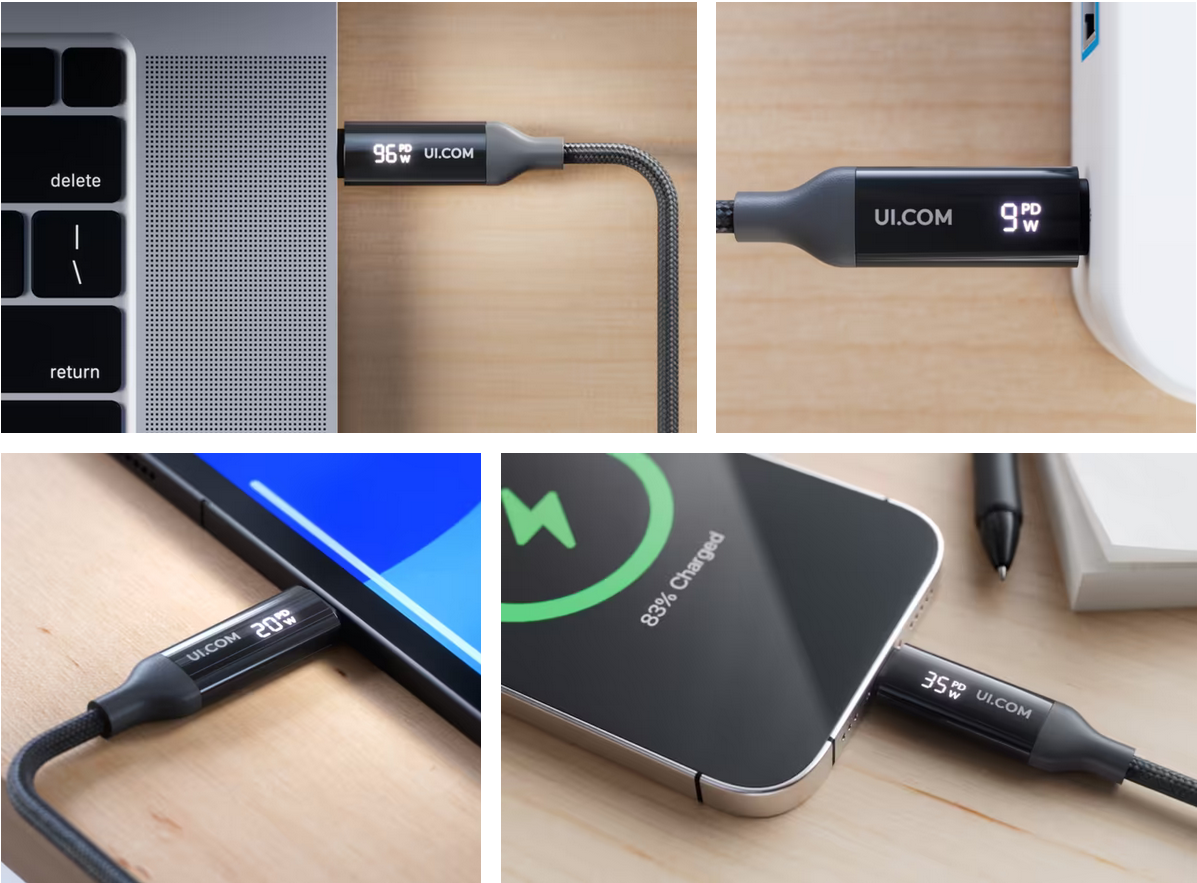 Ubiquiti Networks 1m USB-C Cable with Charge Display