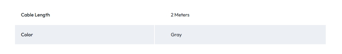 UGREEN 45064 2m 100W USB-C to USB-C Cable - Gray