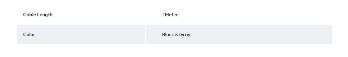 UGREEN 45067 1m 240W USB-C to USB-C Cable - Gray