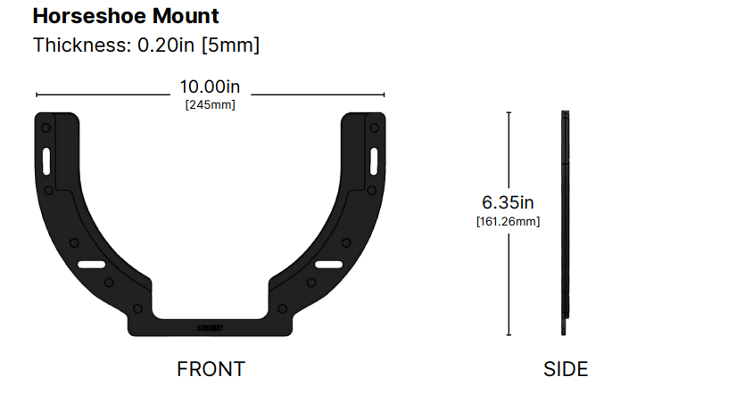 Videri Horseshoe Wall Mount for Spark Series Canvas