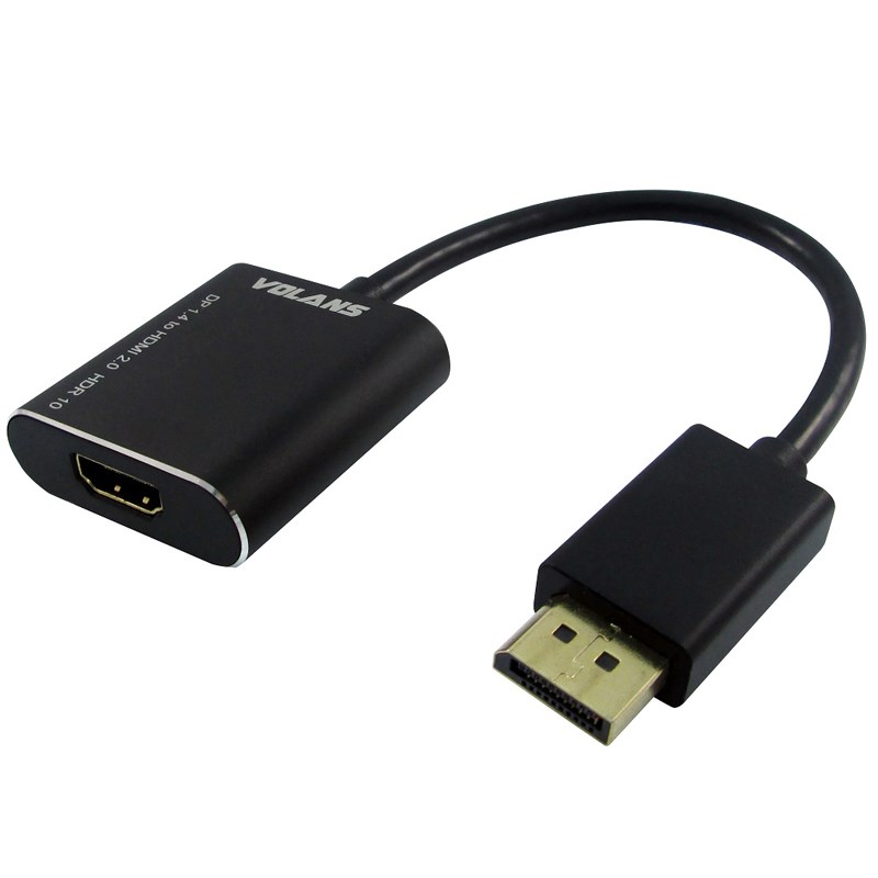 Volans active displayport 1 4 to hdmi 2 0b adapter with hdr10 4k 60hz