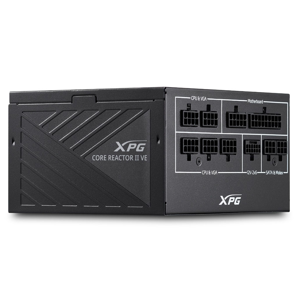 XPG CORE REACTOR II VE 750W 80+ Gold ATX 3.1 Fully Modular Power Supply ...