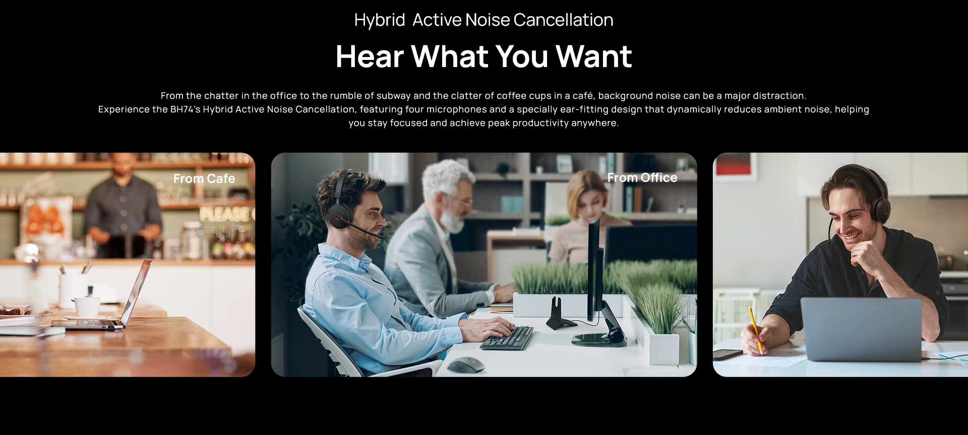Yealink BH74 USB-C/A Bluetooth Wireless Headset - UC