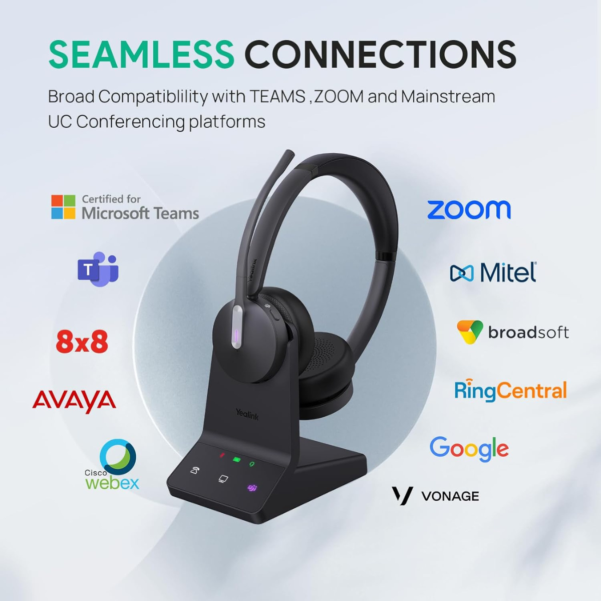 Yealink (WH64 Hybrid Dual Teams) Microsoft Teams Certified DECT