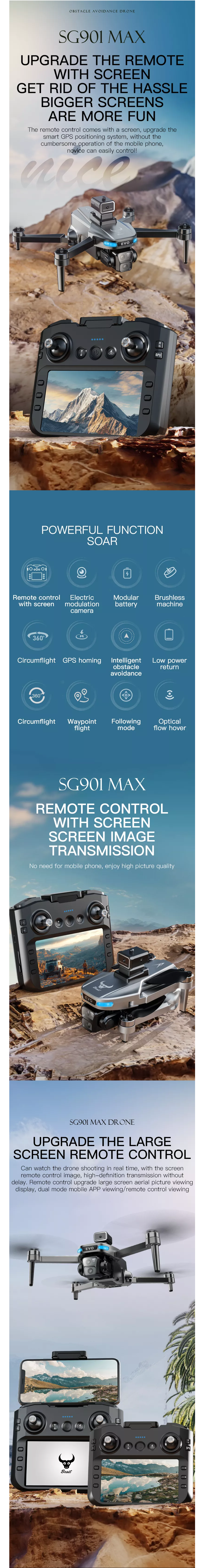 ZLL SG901 Max 4K Drone