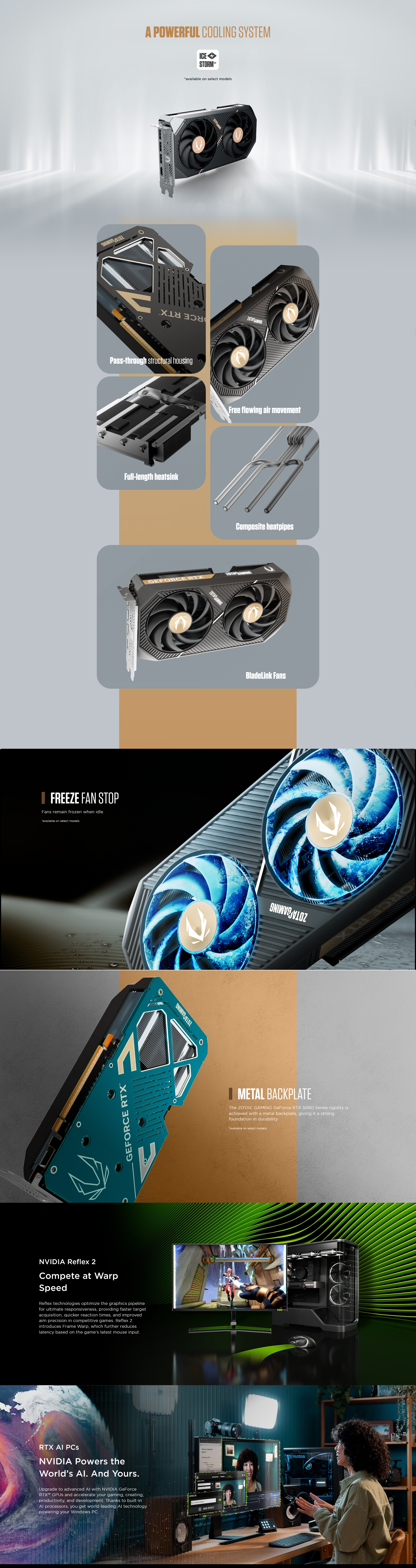 Zotac Gaming GeForce RTX 5060 Twin Edge Plus 8GB Video Card
