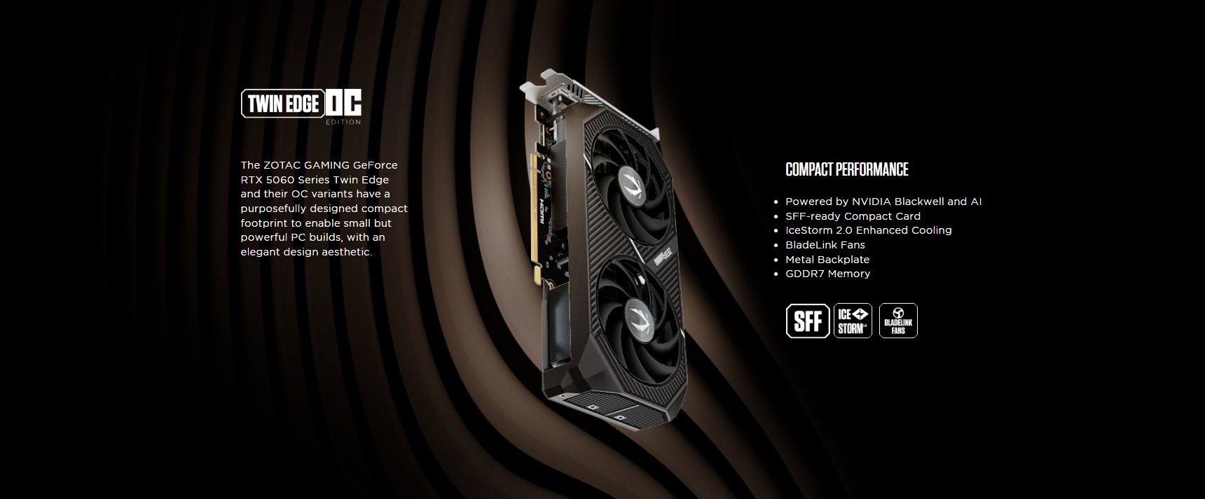 Zotac GeForce RTX 5060 Ti AMP 16GB Video Card