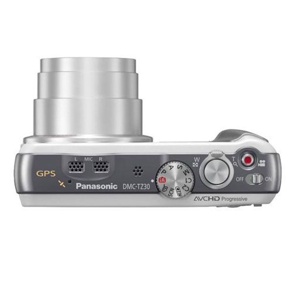 Panasonic LUMIX DMC-TZ30 14.1MP Digital Camera - White - DMC-TZ30GN-W ...