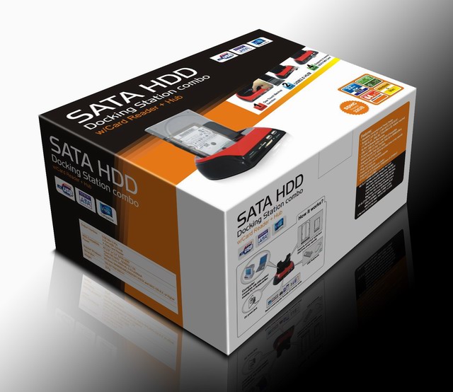 Winstars SATA HDD Dock Card Reader + USB HUB WSUEC310S Mwave