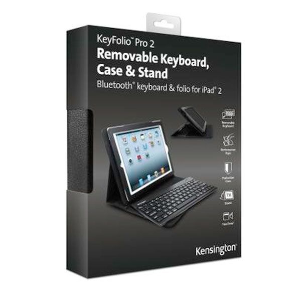 Kensington KeyFolio Pro 2 Bluetooth Keyboard & Folio For iPad 2/3/4