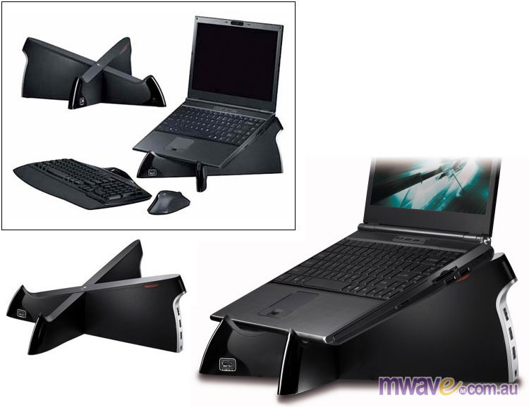 Logitech Alto Connect Notebook Stand with 4 Port USB 939000030