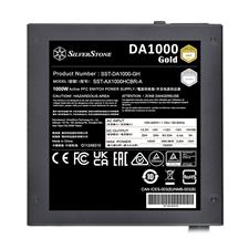 SilverStone DA1000 1000W Gold Semi-Modular Power Supply - SST-DA1000-GH ...